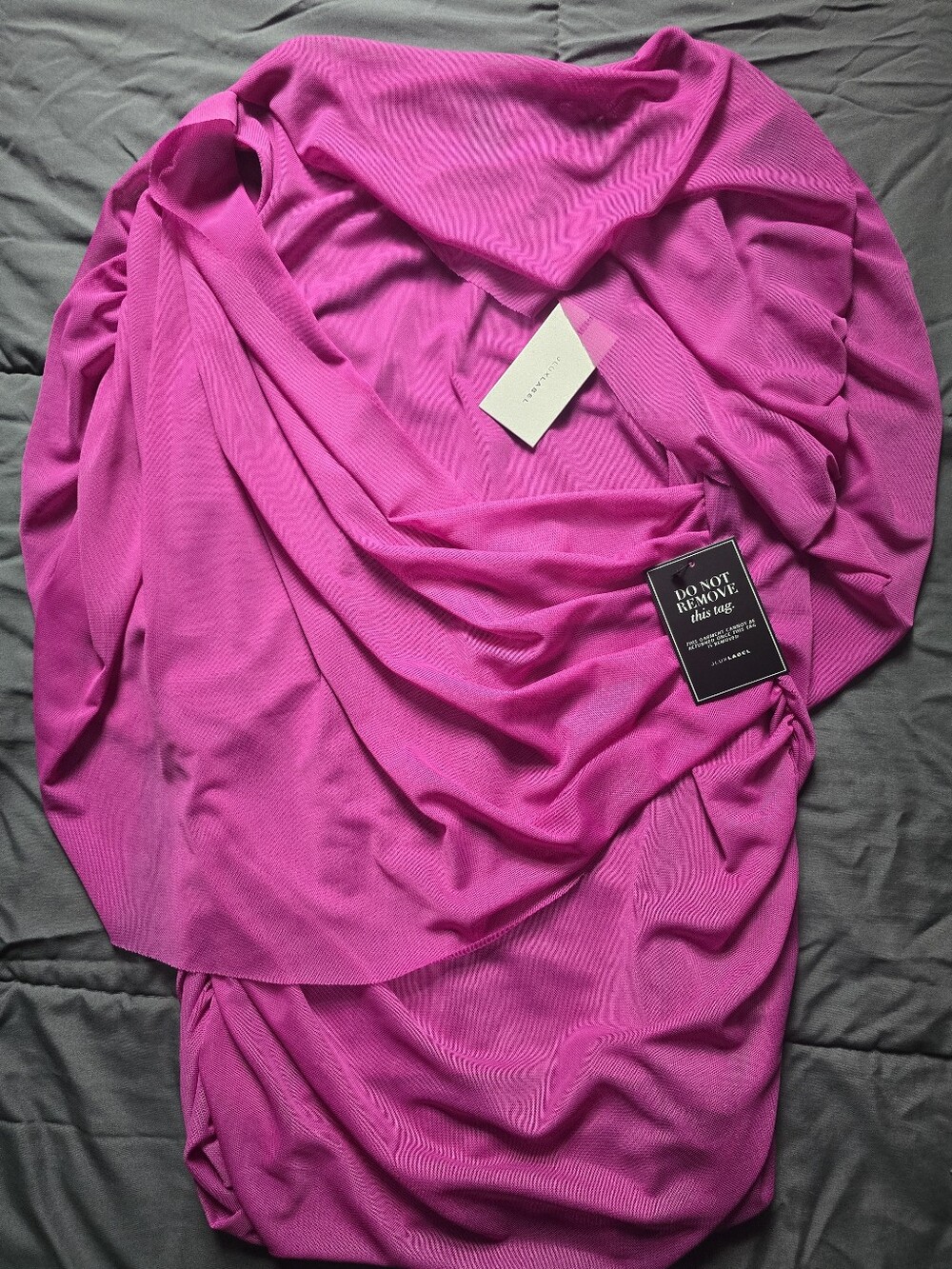 Magenta Marcella Ruched Top - Picture 4 of 5